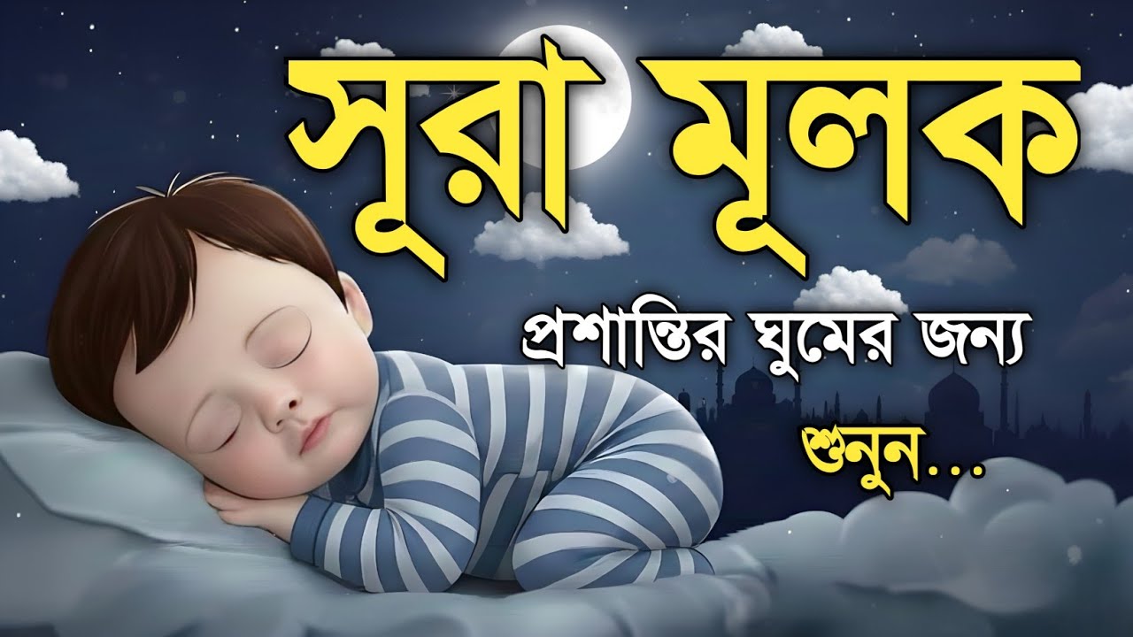 শান্তির ঘুমের জন্য Surah Mulk | সুরেলা কুরআন তিলাওয়াত | Shamsul Haque Recitation