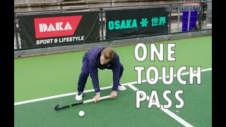 One touch pass! Hertzberger TV Field Hockey Tutorial screenshot 1