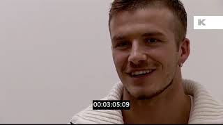 Celebrity Early 2000s Interview, David Beckham on Bobby Moore | Premium Footage Net Worth