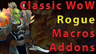 Rogue Addons and Macros Classic WoW