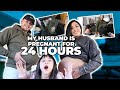 HUSBAND IS PREGNANT FOR 24 HOURS CHALLENGE **HILARIOUS**