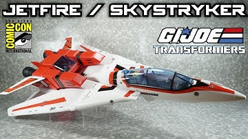 Retro: SDCC 2013 Exclusive Transformers & GIJoe Crossover Jetfire / Skystriker