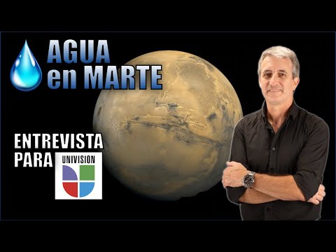 AGUA en MARTE | Misión Insight | Entrevista para UNIVISION Miami