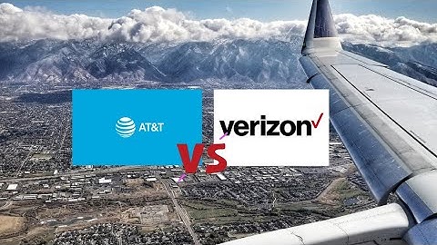 Verizon Vs AT&T | SLC Airport, UT | Cellular Network Speed Testing @ terminal for Delta airlines