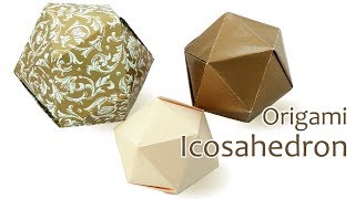 Origami  icosahedron