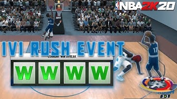 1v1 RUSH Event with the BEST GUARD BUILD in NBA 2K20! INSANE POSTERIZERS AND ANKLE BREAKERS! ALL ISO