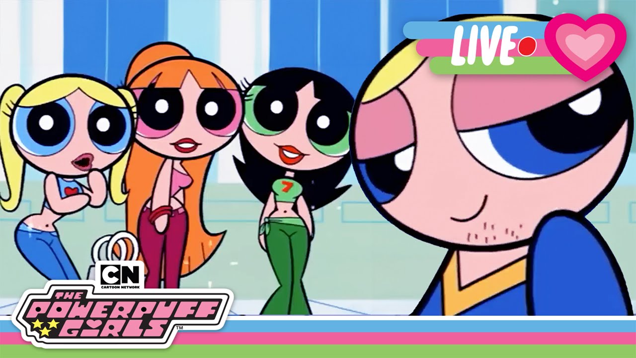 POWERPUFF LIVE 🔴 : Girls vs Boys! 🤩😂 Funny, Gross & Messy Moments | Cartoon Network