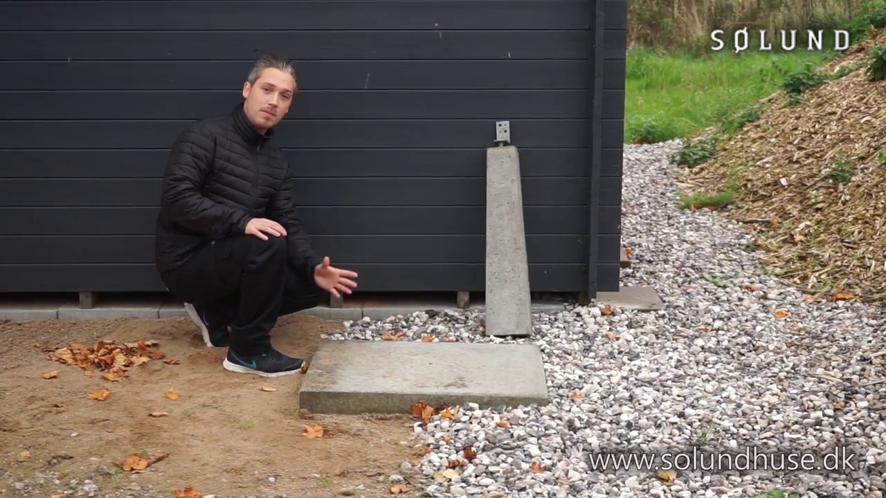 Valg af fundament til havehus, skur, garage mm. youtube