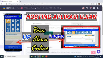 Cara Upload/Hosting Web Aplikasi Ujian Online di Hostinger Work 100%