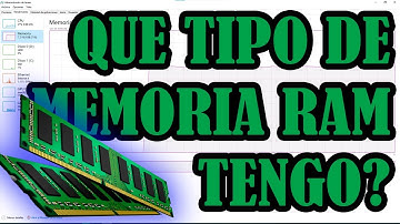 COMO SABER EL TIPO DE MEMORIA RAM DE MI PC, DDR2, DDR3, DDR4?