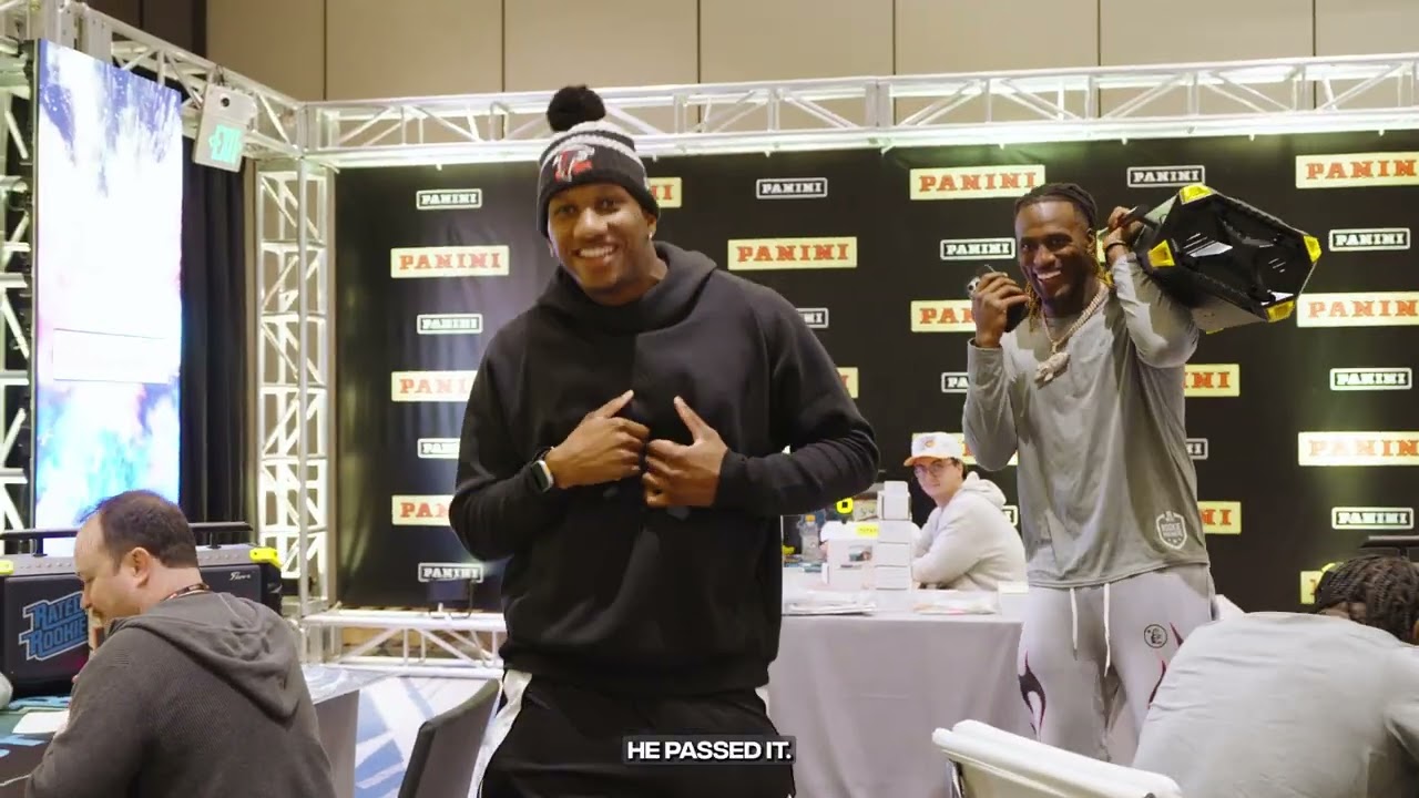 PANINI NFLPA ROOKIE PREMIERE SIGNING ROOM VIDEO QUICK HITTER PENIX MILTON DANCING VIDEO