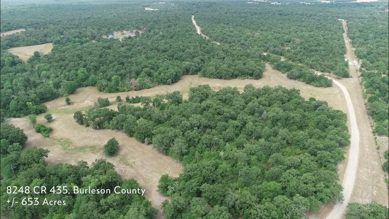 653 Acres For Sale in Burleson County Texas Real Estate Land For Sale YouTube