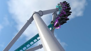 Compact Intamin Swing Launch Coaster
