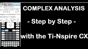 TiNspire :  Complex Number & Functions Calculator  - Step by Step