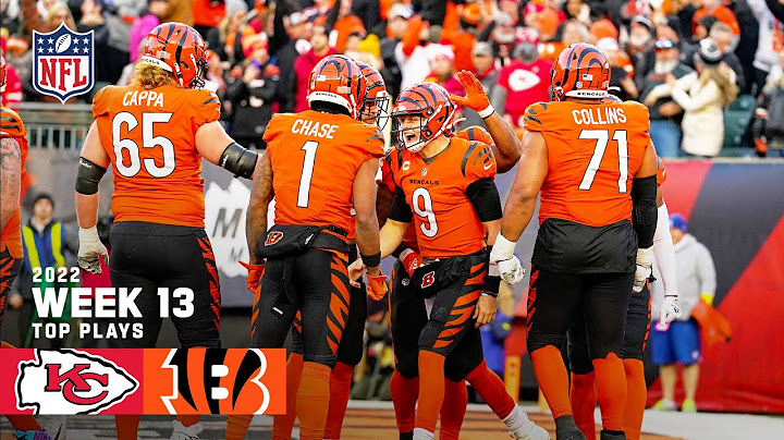 Cincinnati Bengals Top Plays vs. Kansas City Chiefs | 2022 Regular Season Week 13