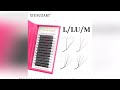 XIUSUZAKI YY 3D 4D 5D W Shape Eyelashes Extensions Soft Natural L/LU/M Curl W Lash Extensions Premad