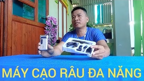 MÁY CẠO RÂU CẮT TÓC ĐA CHỨC NĂNG MẪU NHƯ VIDEO 