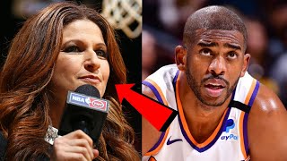 This Is Why You Got Fired Rachel Nichols Asks Dumb Questions Minutes After Cp3 Loses Nba Finals