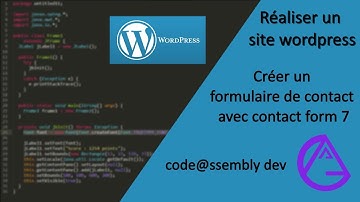 Créer un formulaire de contact avec contact form 7