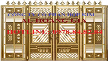 Cổng Cửa Cầu thang Lan can Hàng rào Hoa bông gió Giường ghế nhôm đúc cao cấp tại Văn Lâm Hưng Yên