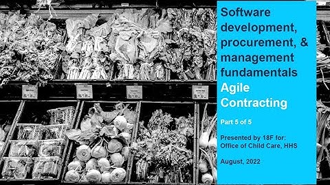 Agile Contracting