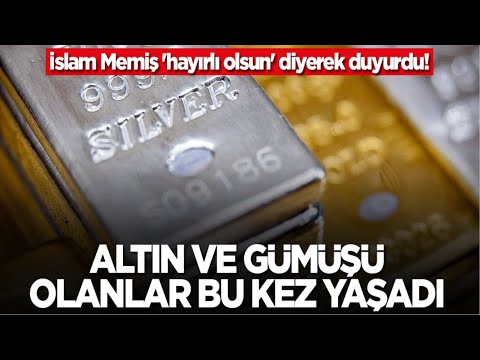 İslam Memiş 'hayırlı olsun' diyerek duyurdu! gram altın yorumları