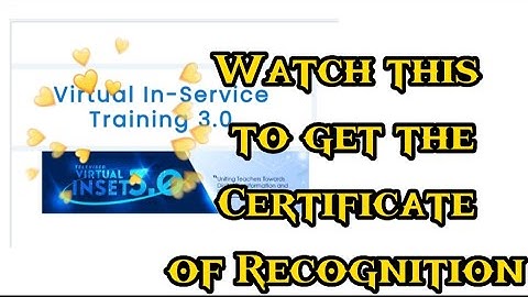 EXIT ASSESSMENT/VINSET 3.O/CERTIFICATE OF RECOGNITION