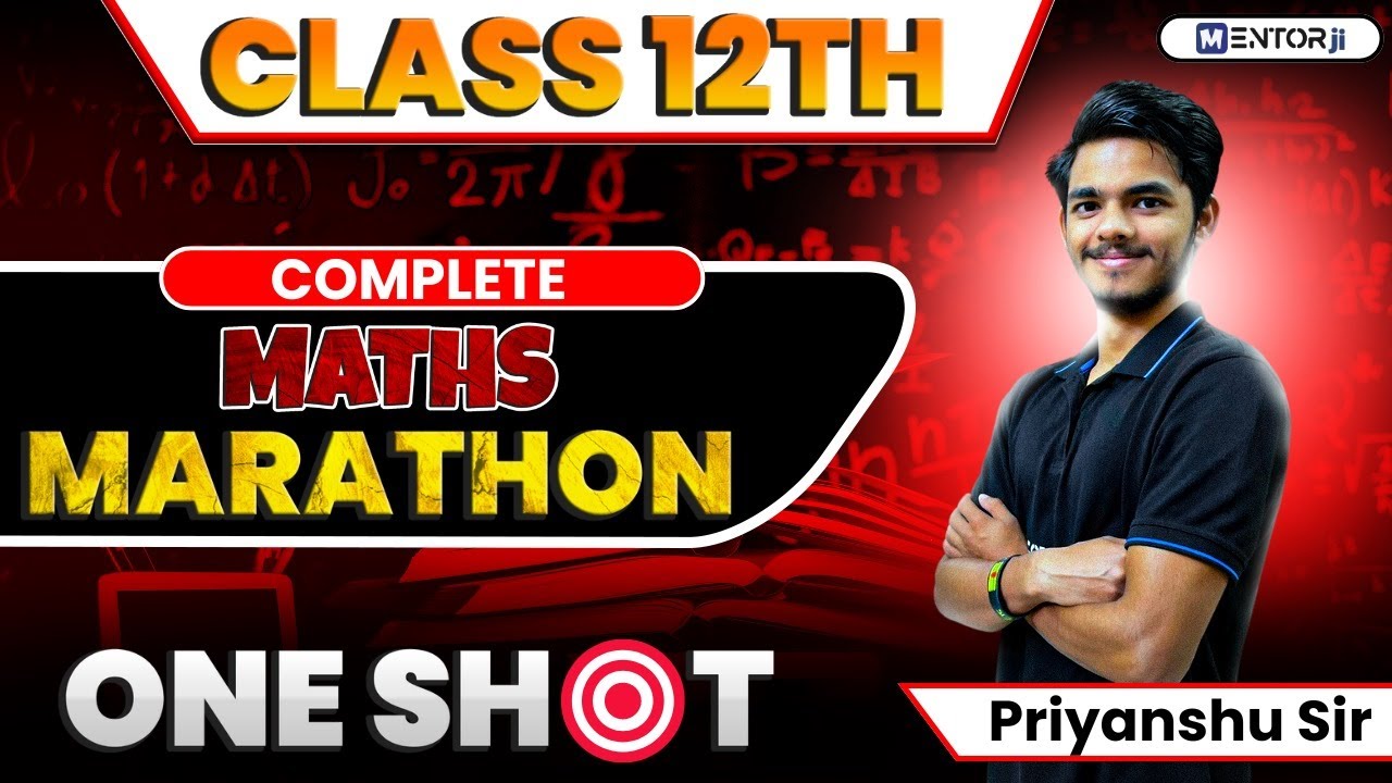 Complete Maths in one shot - Most Important Concepts + PYQs || Class ...