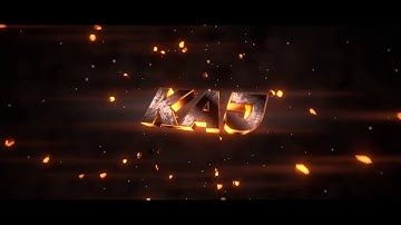 ORANGE/BLACK INTRO KAJ  |  FREE EDITABLE BLENDER DOWNLOAD