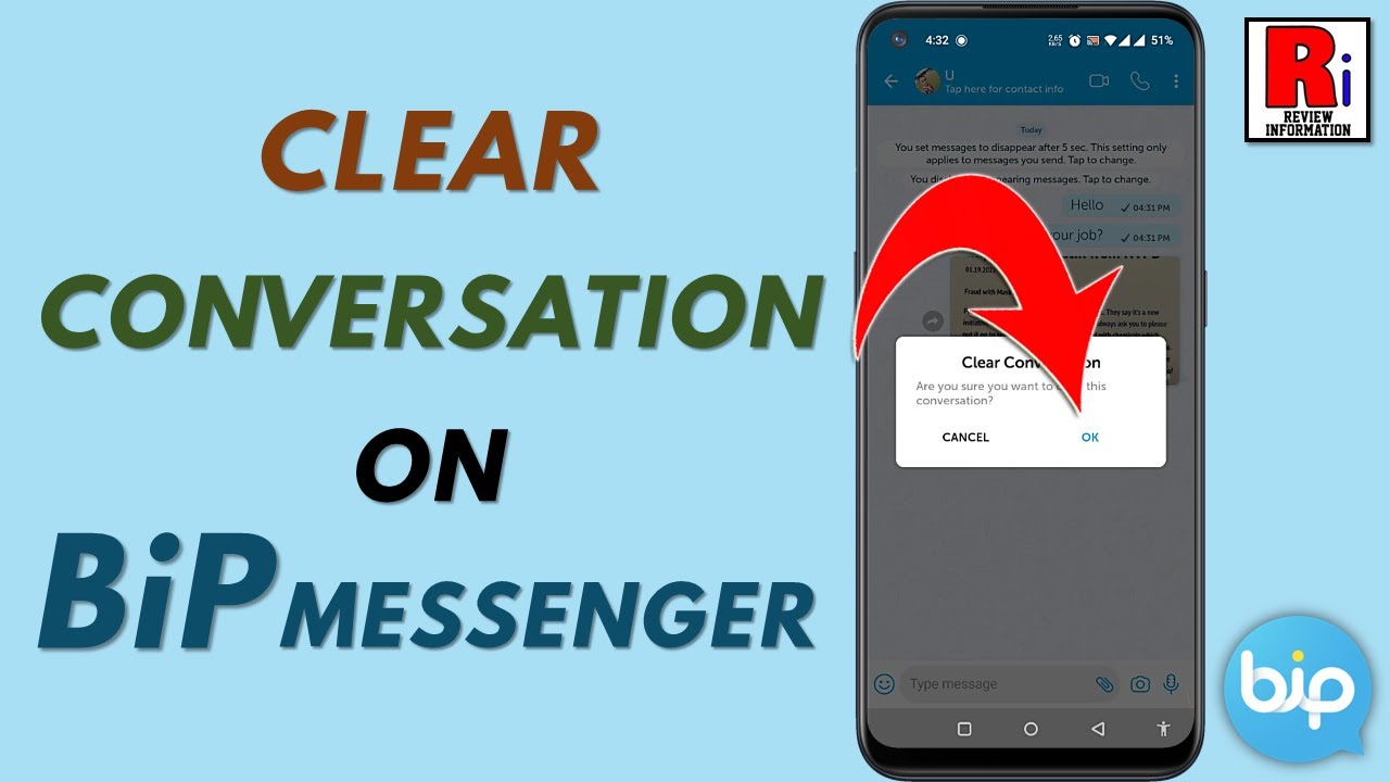 How to Clear Any Conversation on BiP Messenger