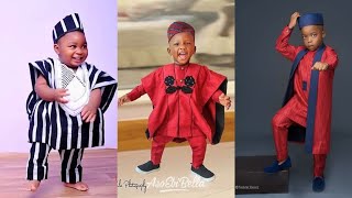 African Traditional Outfits For Little Boys | Senator Styles For Kids