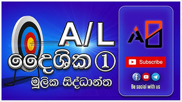 A/L Vectors - 1 Main concepts | daishika | දෛශික මූලික සංකල්ප | angle theeta
