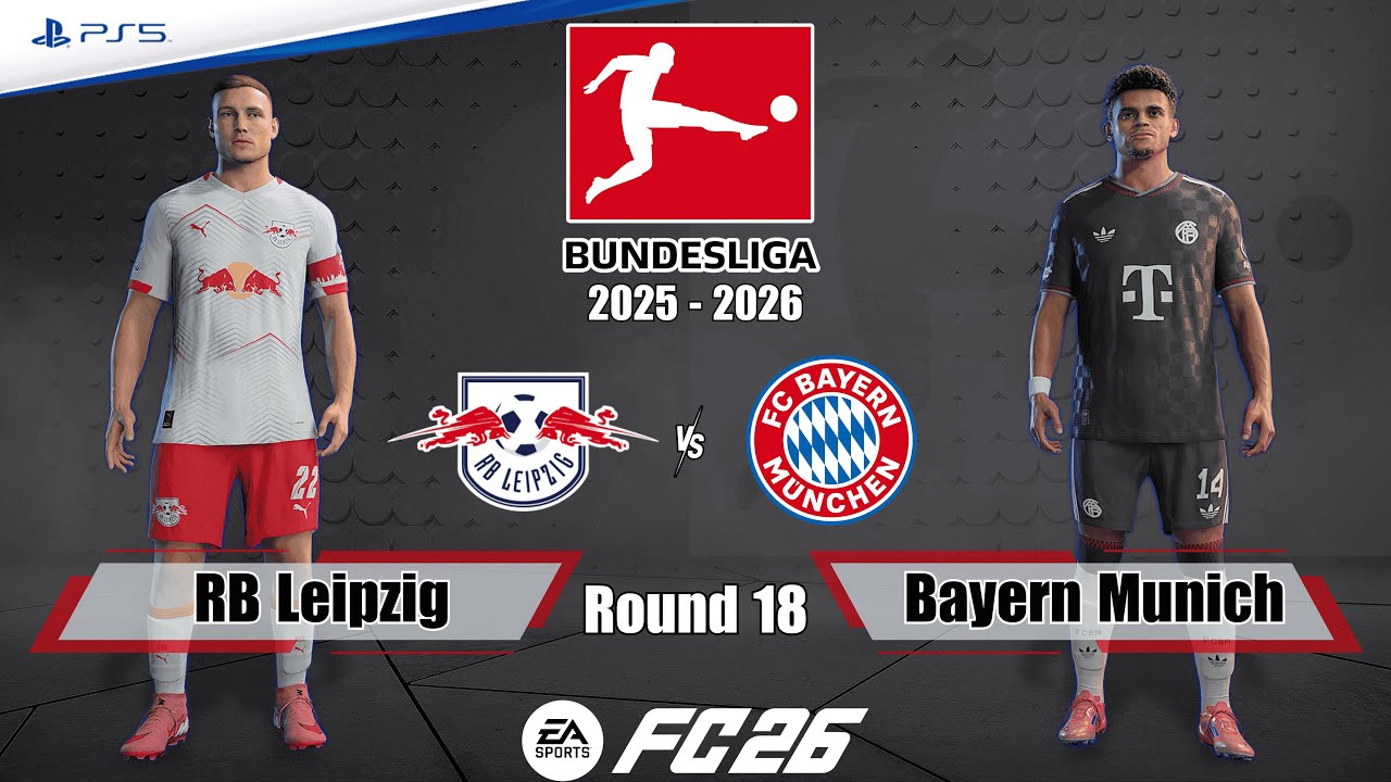 RB Leipzig vs. Bayern Munich | Bundesliga 25/26 | Full Match | FC 26 - PS5™[4K]