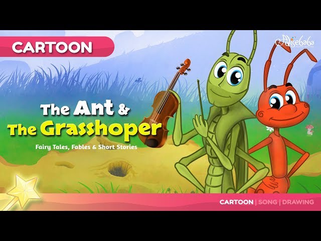 The Ant and the Grasshopper New Cartoon | Bedtime Stories for Kids in ...