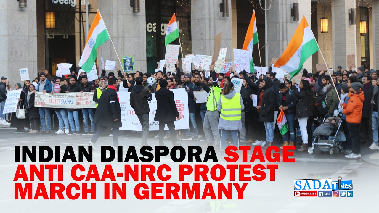 Indian Diaspora Stage Anti CAA-NRC Protest March In Germany || SADA Times