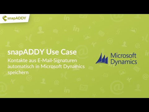 Kontaktdaten aus E-Mail-Signaturen automatisch in Microsoft Dynamics speichern