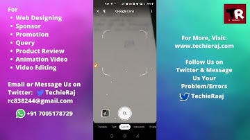 OnePlus 9R QR Code Camera Setting