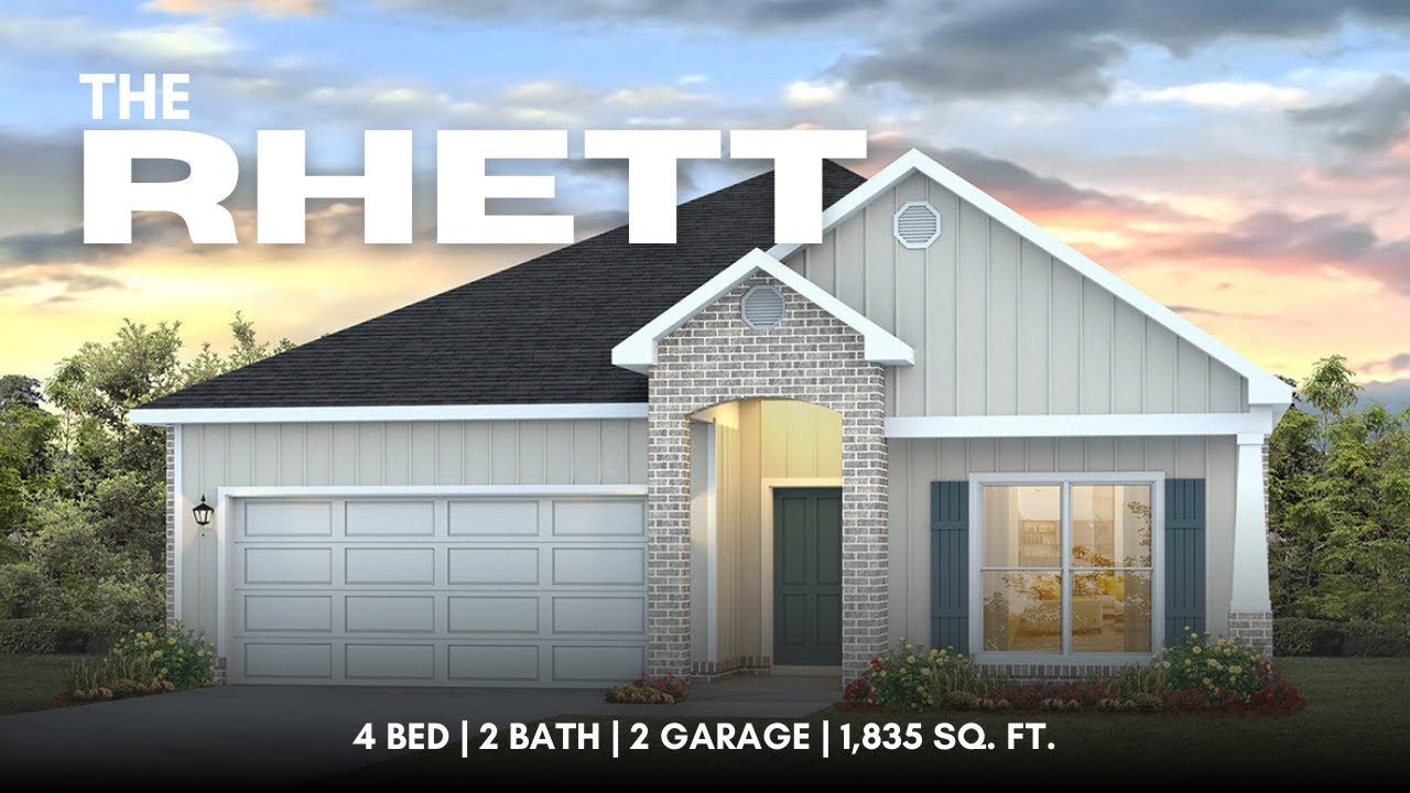 Discover The Rhett: Your Dream One-Story Home in Heritage Lake, Mobile, AL!