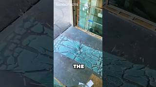 Why tempered glass sometimes break, sometimes not? #glass #shorts
