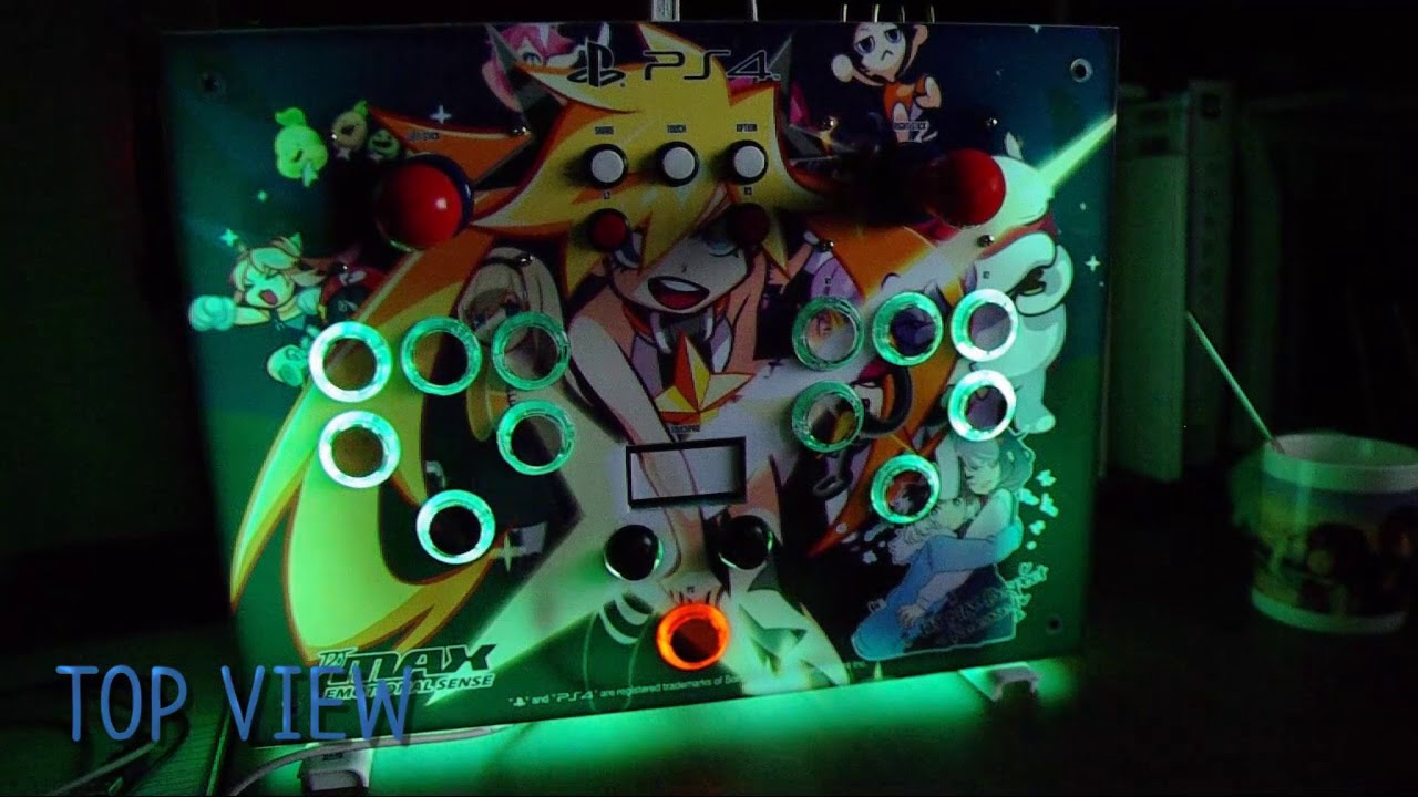 DJMAX RESPECT Ver. Dualshock4 Custom Controller LED Driving YouTube