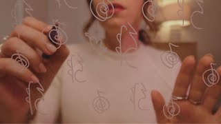 ASMR *actually* drawing symbols in your aura (reiki for sleep)