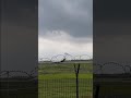 Virgin plane landing at Manchester Airport