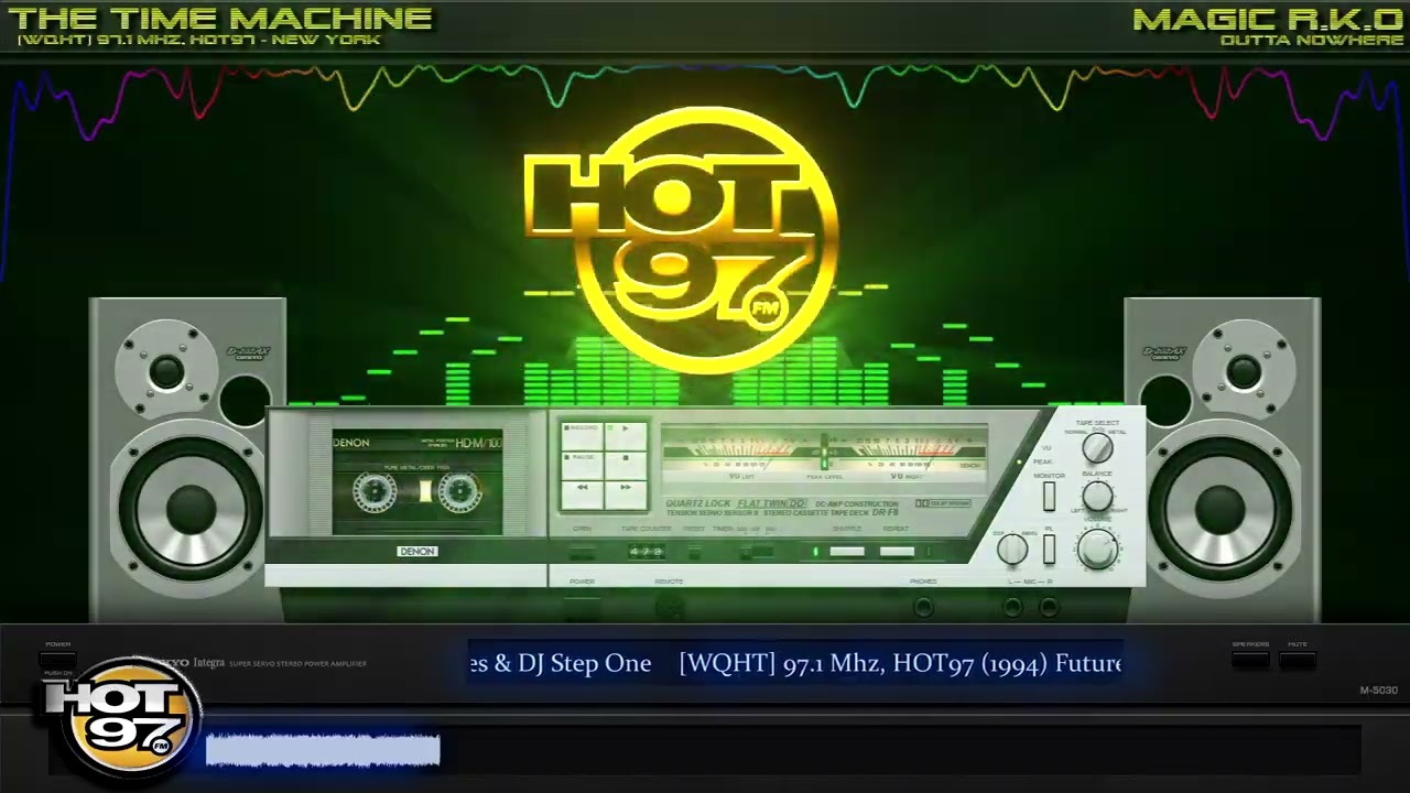 WQHT] 97.1 Mhz, HOT97 (1994) Future Flavas with The Blast KRS-One