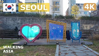 🇰🇷 South Korea, Seoul: Jong-ro to Sinchon by Bus, Gyeongui Line Book & Hongdae Walk (Autumn) - 4K screenshot 4