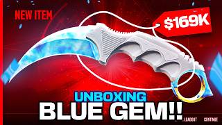 WTF... Unboxing A $169,000 Karambit Bluegem!? (INSANE)