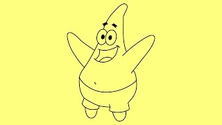 spongebob draw characters patrick star step