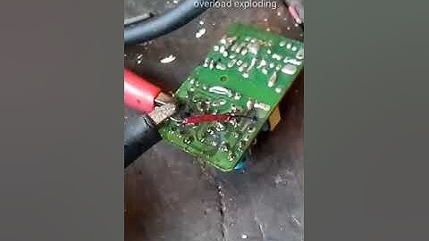 Overload exploding Exploding electronic components in HD #overloadexploding