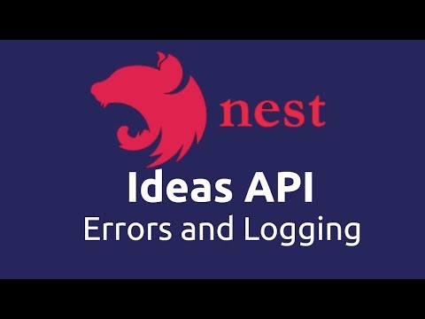 Ideas App - NestJS API 04 Errors and Logging