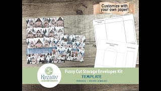 Assembly Tutorial-Fussy Cut Storage Envelopes Kit