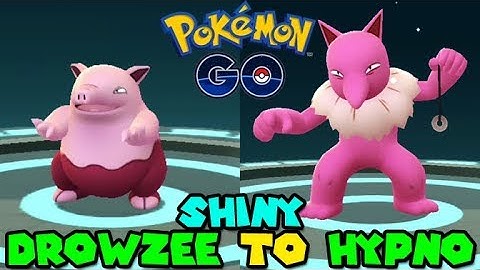 Evolving SHINY DROWZEE to SHINY HYPNO IN POKEMON GO - SHINY POKEMON EVOLUTION